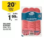 Oferta de Elpozo - Salame por 1,99€ em Continente