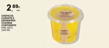 Oferta de Continente - Creme De Curgete por 2,89€ em Continente