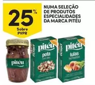 Oferta de Pitéu - Numa Selecao De Produtos Especialidades Da Marcaem Continente