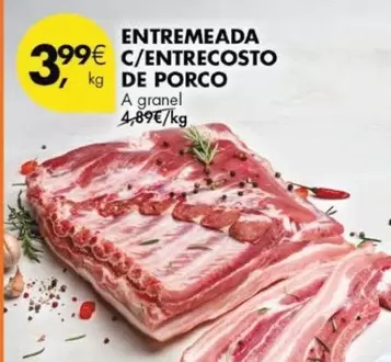 Oferta de A+ - Entremeada C/entrecosto De Porco por 3,99€ em Pingo Doce