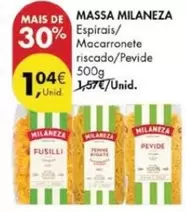 Oferta de Milaneza - Massa por 1,04€ em Pingo Doce