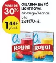 Oferta de Royal - Gelatina Em Po Light por 1,44€ em Pingo Doce