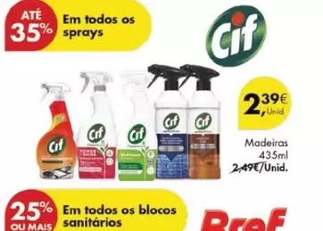 Oferta de Cif - Em Todos Os Blocos Sanitarios por 2,39€ em Pingo Doce