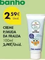 Oferta de Creme P/Muda Da Fralda por 2,59€ em Pingo Doce