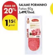 Oferta de Porminho - Salame por 1,15€ em Pingo Doce