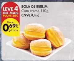 Oferta de A+ - Bola De Berlim por 0,69€ em Pingo Doce