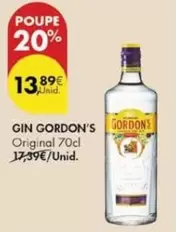 Oferta de Gordon's - Gin por 13,89€ em Pingo Doce