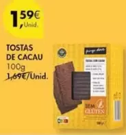 Oferta de Tostas De Cacau por 1,59€ em Pingo Doce