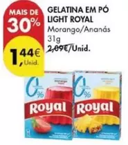 Oferta de Royal - Gelatina Em Po Light por 1,44€ em Pingo Doce