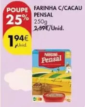 Oferta de Pensal - Farinha C/Cacau por 1,94€ em Pingo Doce