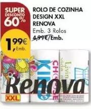 Oferta de XXL - Rolo De Cozinha Xxl por 1,99€ em Pingo Doce