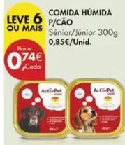 Oferta de ActivPet - Comida Humida P/cao por 0,74€ em Pingo Doce