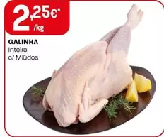 Oferta de Galinha por 2,25€ em Intermarché