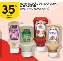 Oferta de Heinz - Numa Selecao De Molhos Da Marcaem Continente