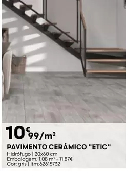 Oferta de Pavimento Cerámico "Etic" por 10,99€ em Bricomarché