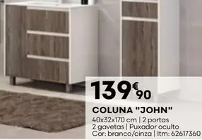 Oferta de Coluna "John" por 139,9€ em Bricomarché