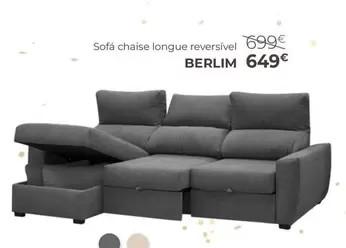 Oferta de Sofá Chaise Longue Reversivel Berlim por 649€ em Homy Casa