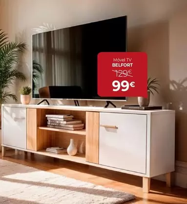 Oferta de Móvel Tv Belfort por 99€ em Homy Casa