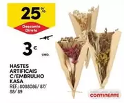 Oferta de Kasa - Hastes Artificais C/emarulho por 3€ em Continente