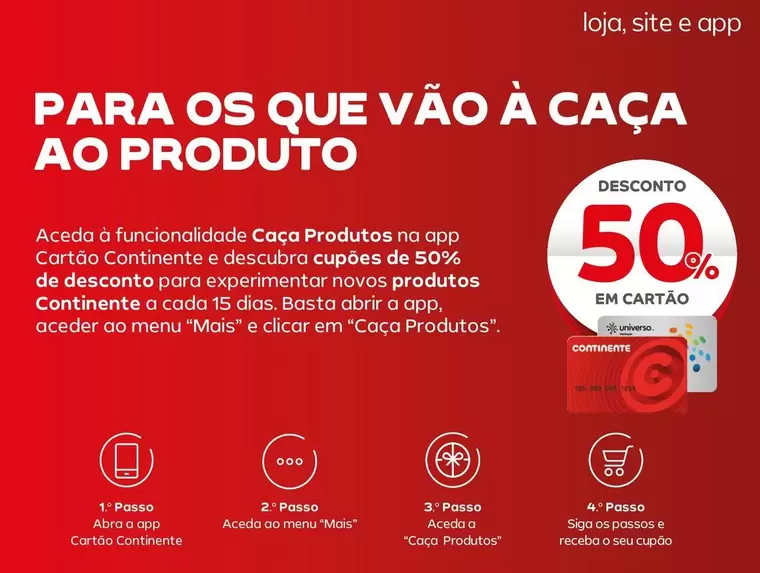 Oferta de A+ - Para Os Que Vão A Caca A O Produtoem Continente